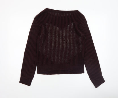 Womens UK Size 8 Dorothy Perkins Brown Pullover Jumper