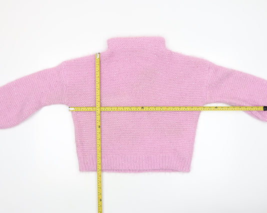 Womens UK Size S Boohoo Pink Pullover Jumper