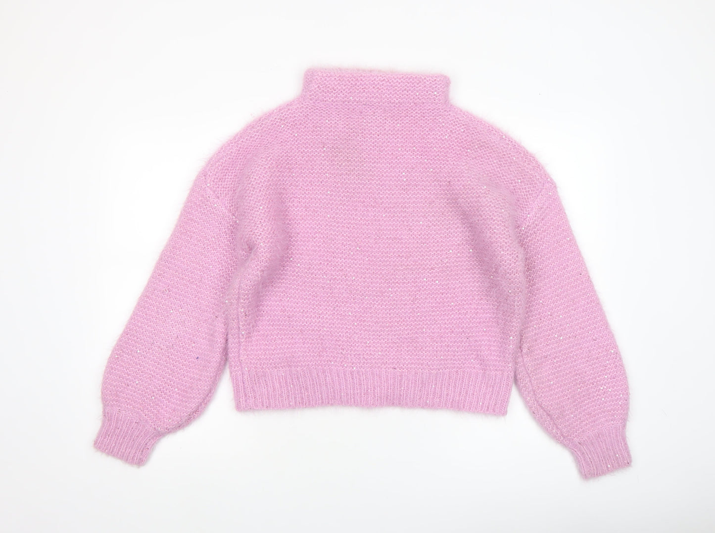 Womens UK Size S Boohoo Pink Pullover Jumper