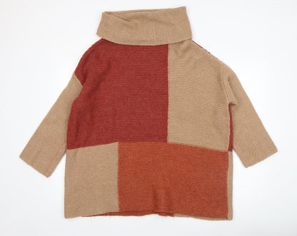 Womens UK Size L Isle Collection Beige Pullover Jumper