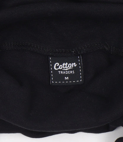 Cotton Traders Men's Black Roll Neck Long Sleeve Top Size M