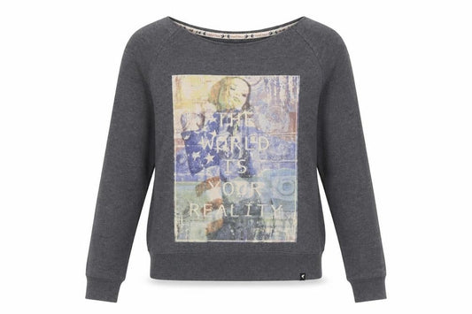 Womens UK Size 10 Blonde+Blonde Grey Basic T-Shirt