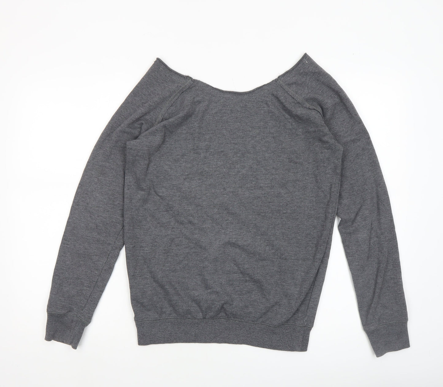 Womens UK Size 10 Blonde+Blonde Grey Basic T-Shirt