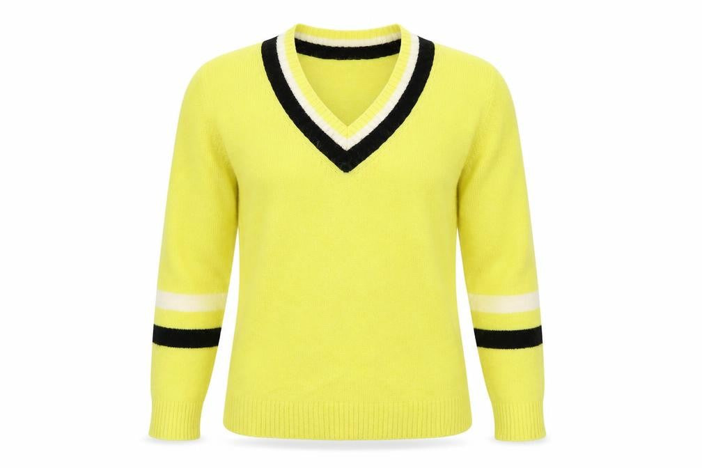 Womens UK Size S Marks and Spencer Yellow Pullover Jumper