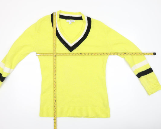 Womens UK Size S Marks and Spencer Yellow Pullover Jumper