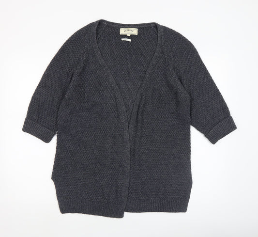 Womens UK Size 10 FatFace Grey Cardigan Jumper