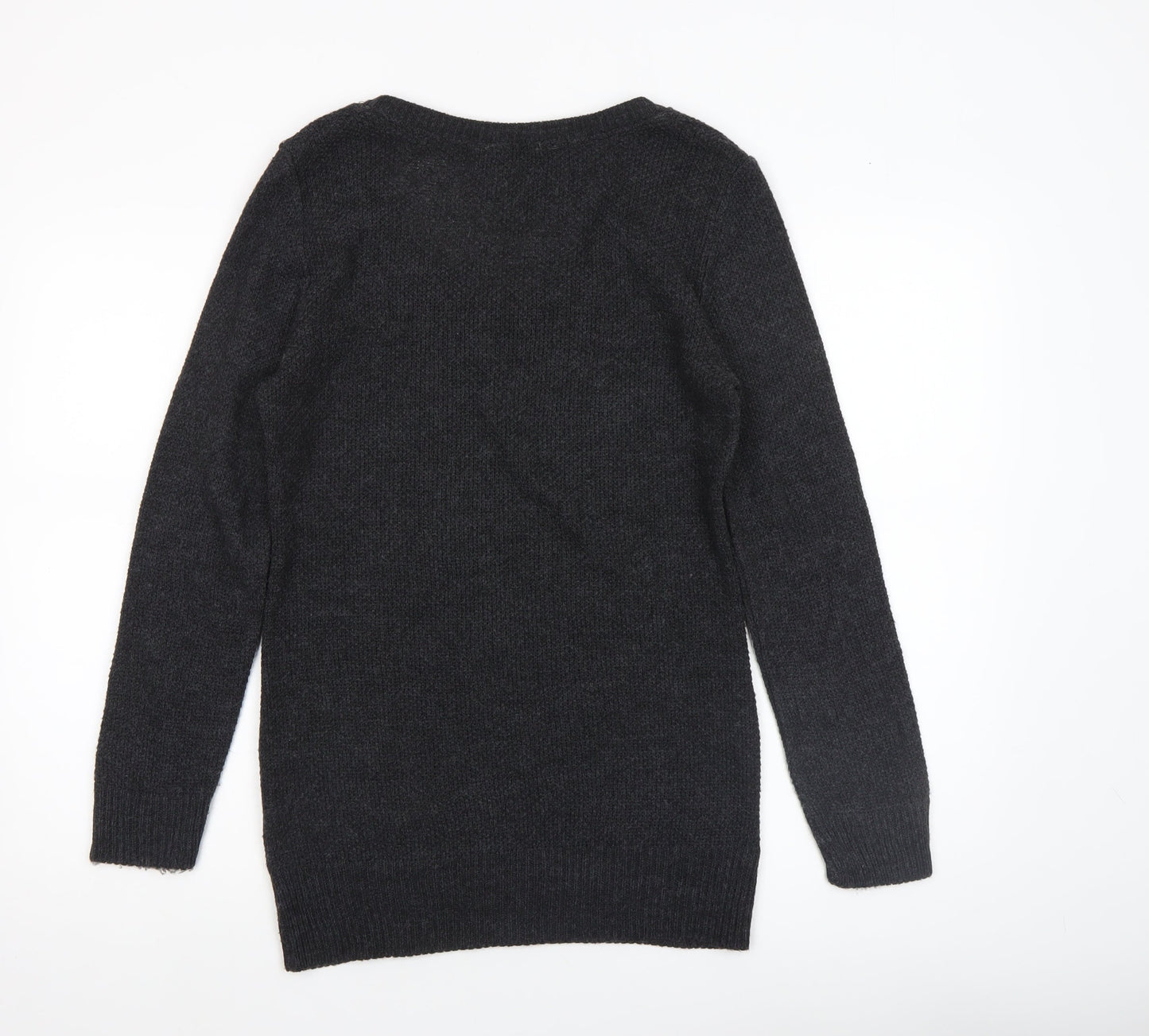 Womens UK Size 12 Jane Norman Grey Pullover Jumper