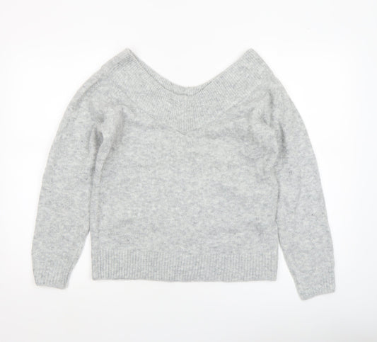 Womens UK Size S H&M Grey Pullover Jumper