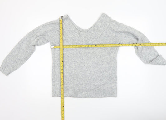 Womens UK Size S H&M Grey Pullover Jumper
