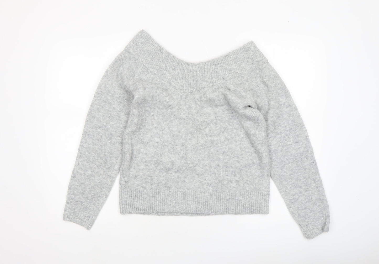 Womens UK Size S H&M Grey Pullover Jumper