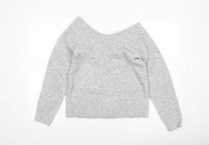 Womens UK Size S H&M Grey Pullover Jumper