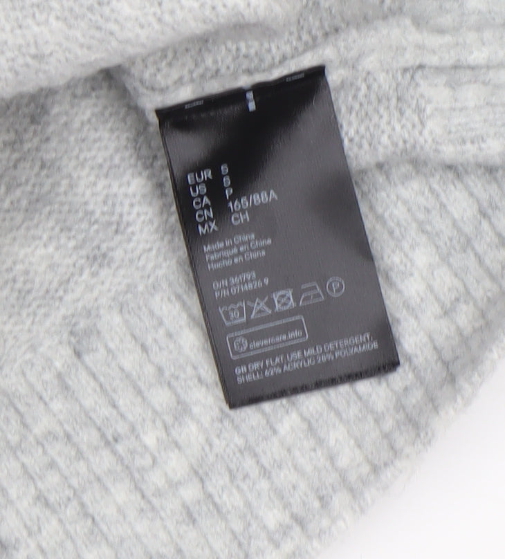 Womens UK Size S H&M Grey Pullover Jumper