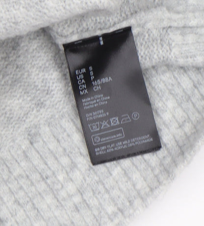 Womens UK Size S H&M Grey Pullover Jumper