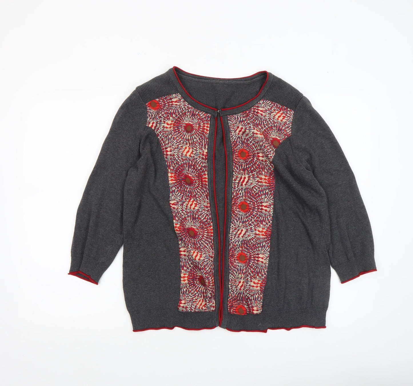Womens UK Size 14 Marks and Spencer Grey Cardigan Jumper