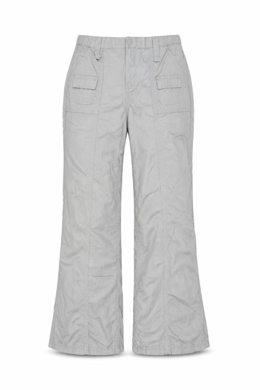 Womens UK Size 2 H&M Regular Fit Cargo Grey Trousers