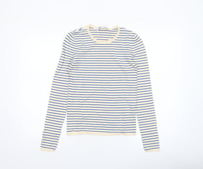 Womens UK Size 12 Zara Beige Pullover Jumper
