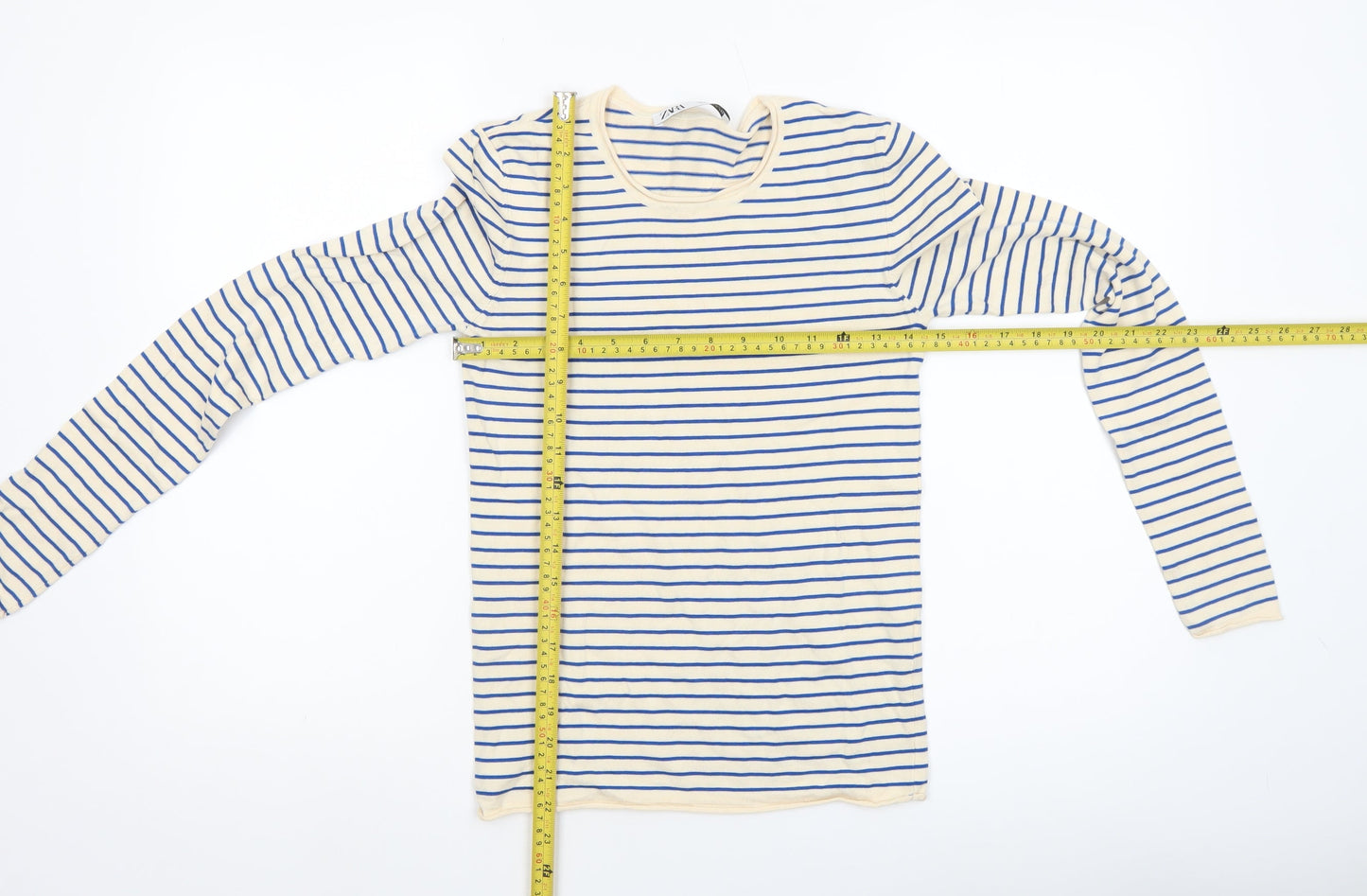 Womens UK Size 12 Zara Beige Pullover Jumper