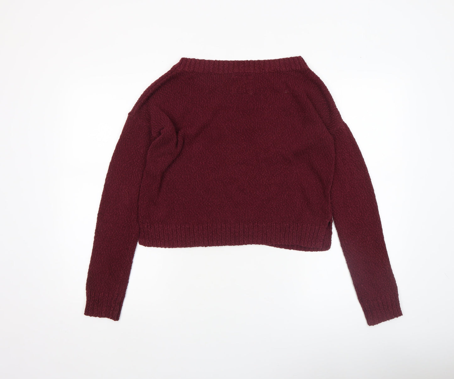 Womens UK Size XS Hollister Red Pullover Jumper