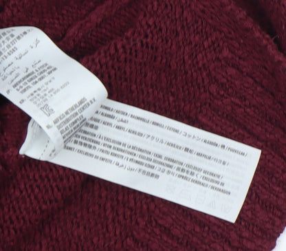 Womens UK Size XS Hollister Red Pullover Jumper