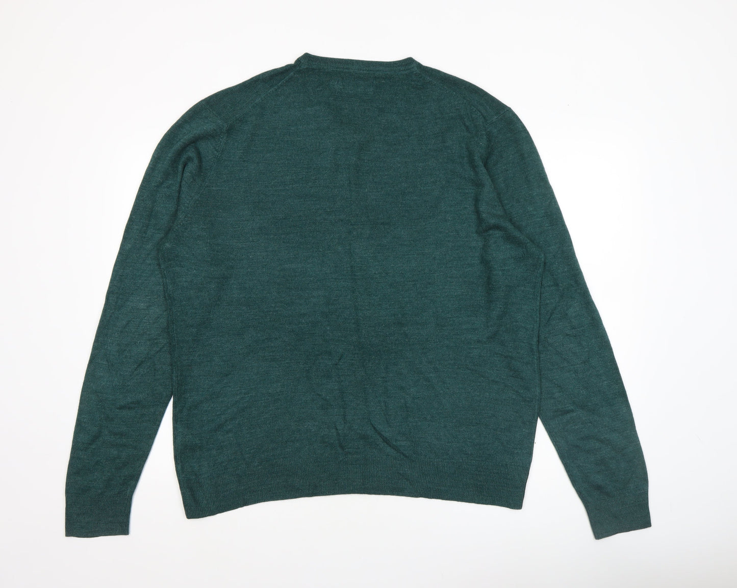 Mens UK Size L Maine New England Green Pullover Jumper
