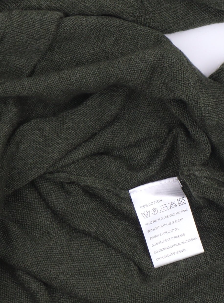 Womens UK Size L Patra Green Henley Jumper