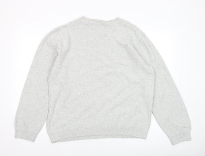 Mens UK Size XL Marks and Spencer Grey Pullover Jumper
