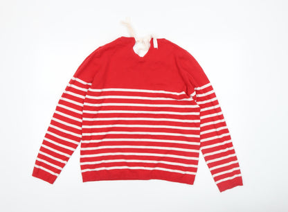 Womens UK Size S Blendshe Red Pullover Jumper