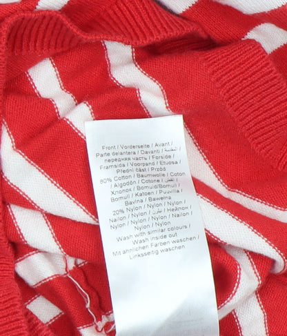 Womens UK Size S Blendshe Red Pullover Jumper