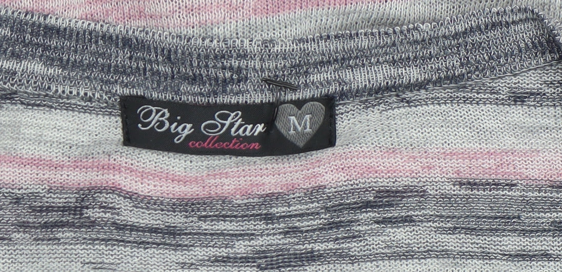 Womens UK Size M BIG STAR Multicoloured Cardigan Jumper