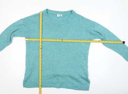 Womens UK Size M Gap Green Pullover Jumper