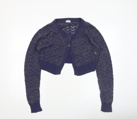 Womens UK Size 16-18 Atmosphere Blue Cardigan Jumper
