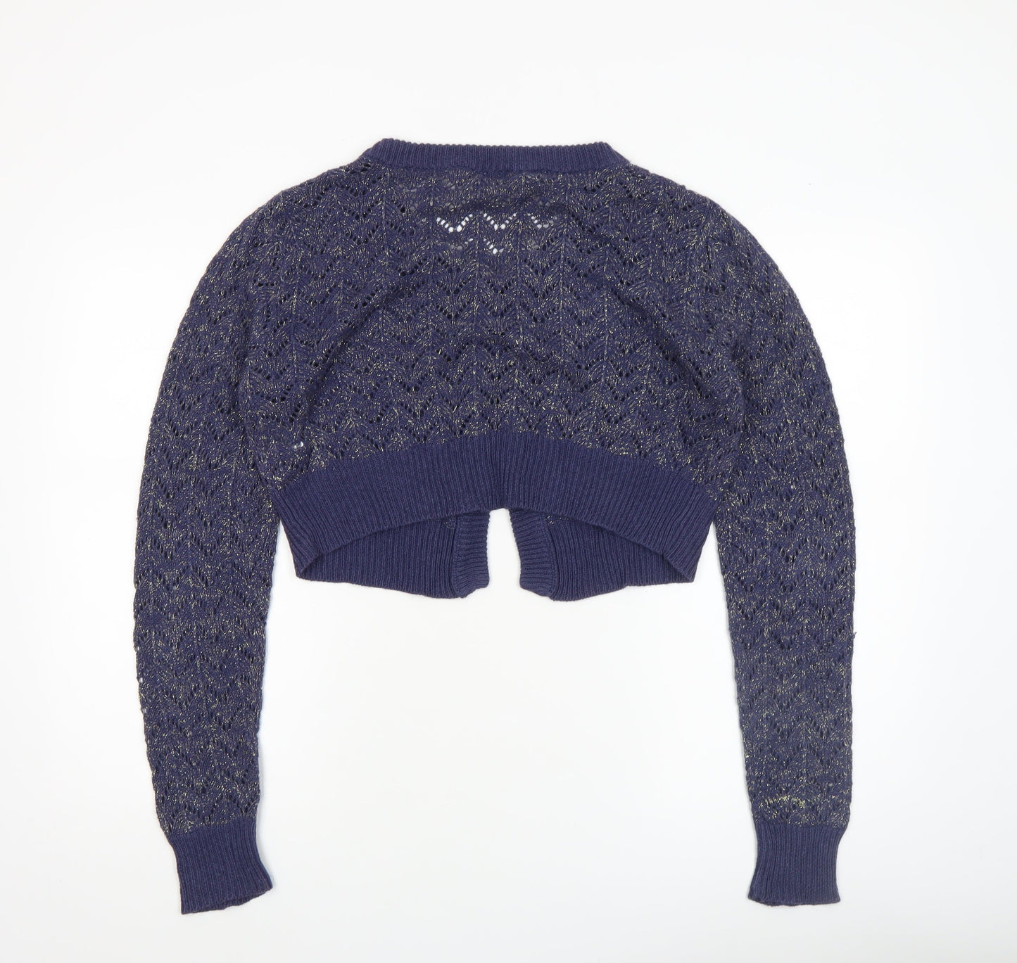 Womens UK Size 16-18 Atmosphere Blue Cardigan Jumper