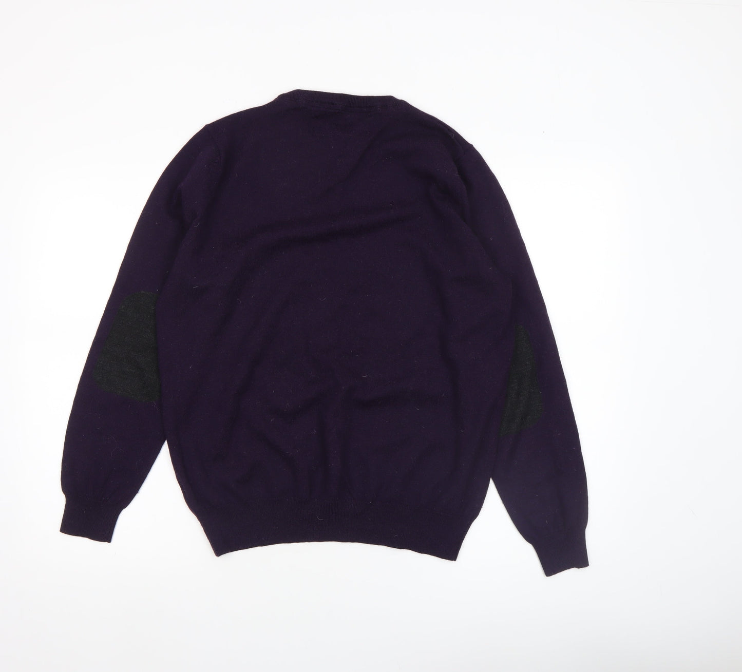 Mens UK Size L River Island Purple Pullover Jumper