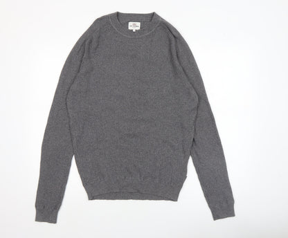 Mens UK Size M Ben Sherman Grey Pullover Jumper