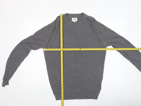 Mens UK Size M Ben Sherman Grey Pullover Jumper