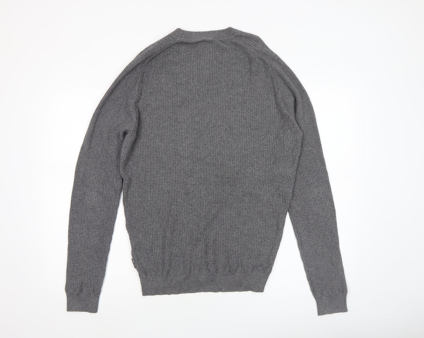 Mens UK Size M Ben Sherman Grey Pullover Jumper