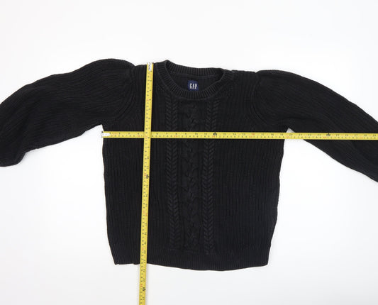 Womens UK Size S Gap Black Pullover Jumper