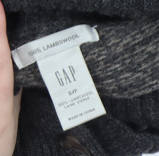 Womens UK Size S Gap Grey Cardigan Jumper
