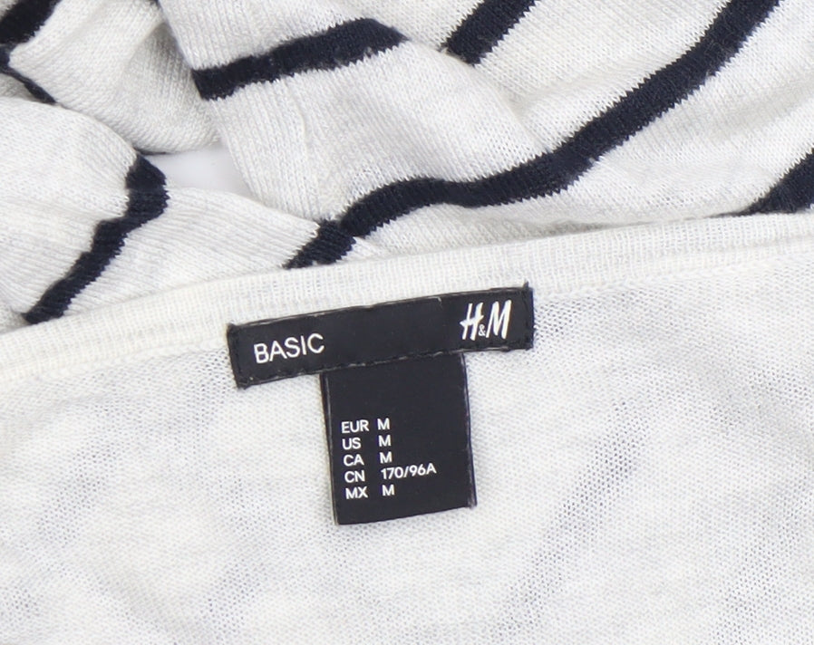 Womens UK Size 12 H&M White Pullover Jumper