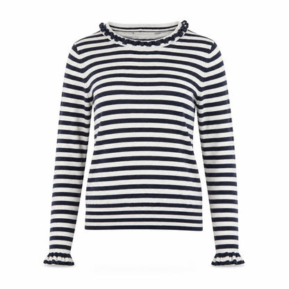 Womens UK Size 8 Boden Blue Pullover Jumper
