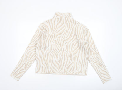 Womens UK Size M Tahari Beige Pullover Jumper