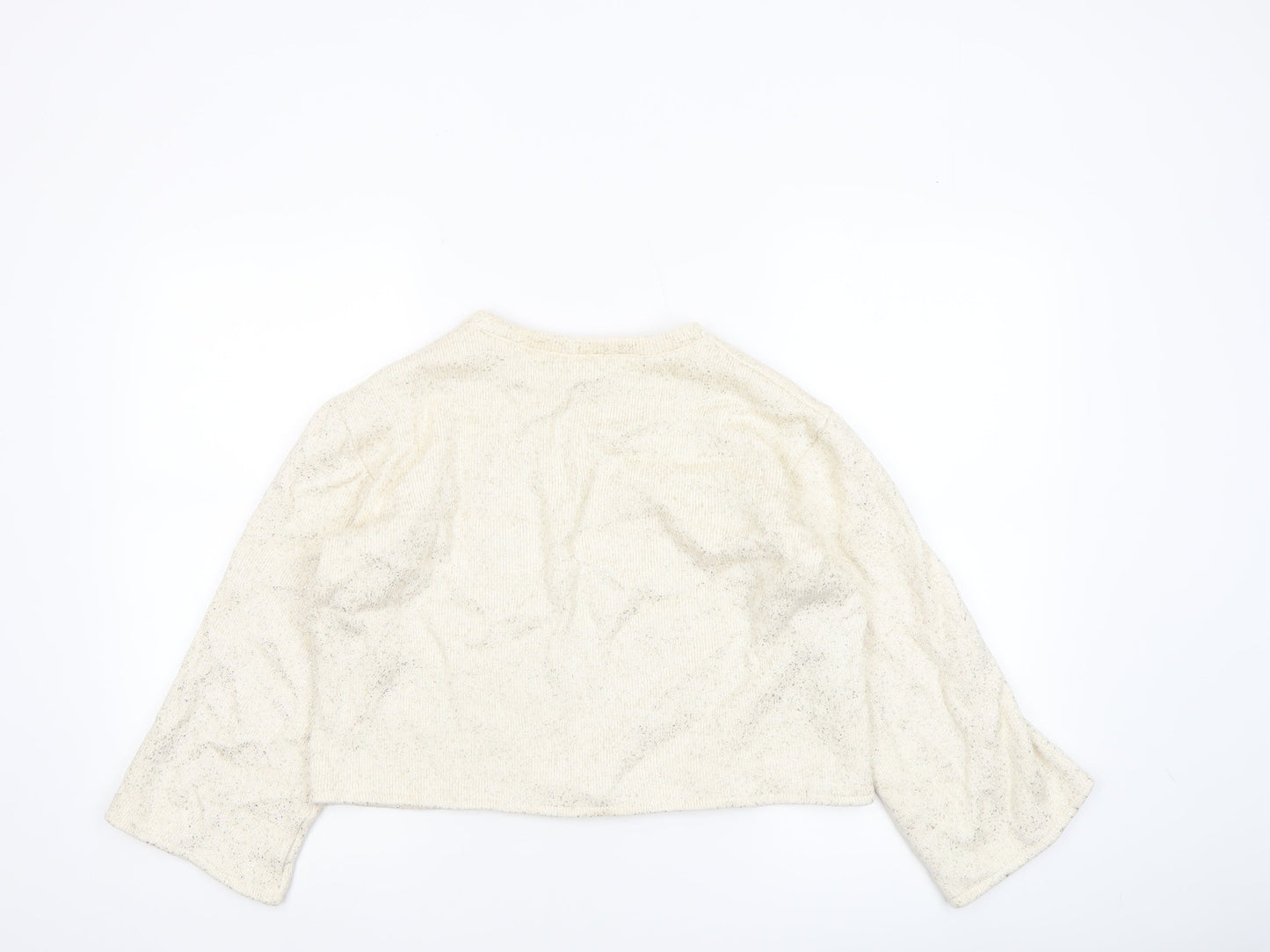 Womens UK Size 8 Zara Ivory Pullover Jumper
