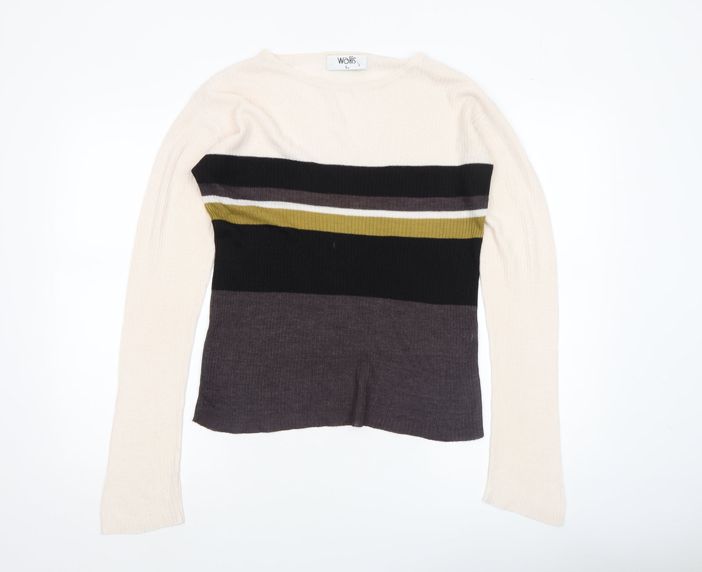 Womens UK Size L Wallis Multicoloured Pullover Jumper