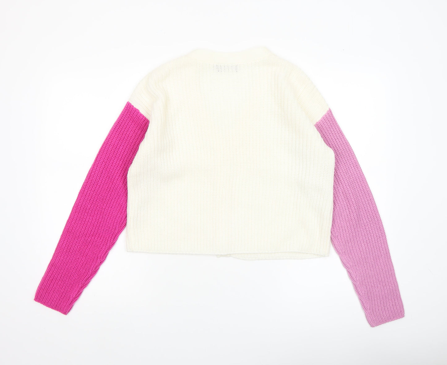 Womens UK Size S PRETTYLITTLETHING Multicoloured Cardigan Jumper