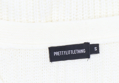 Womens UK Size S PRETTYLITTLETHING Multicoloured Cardigan Jumper
