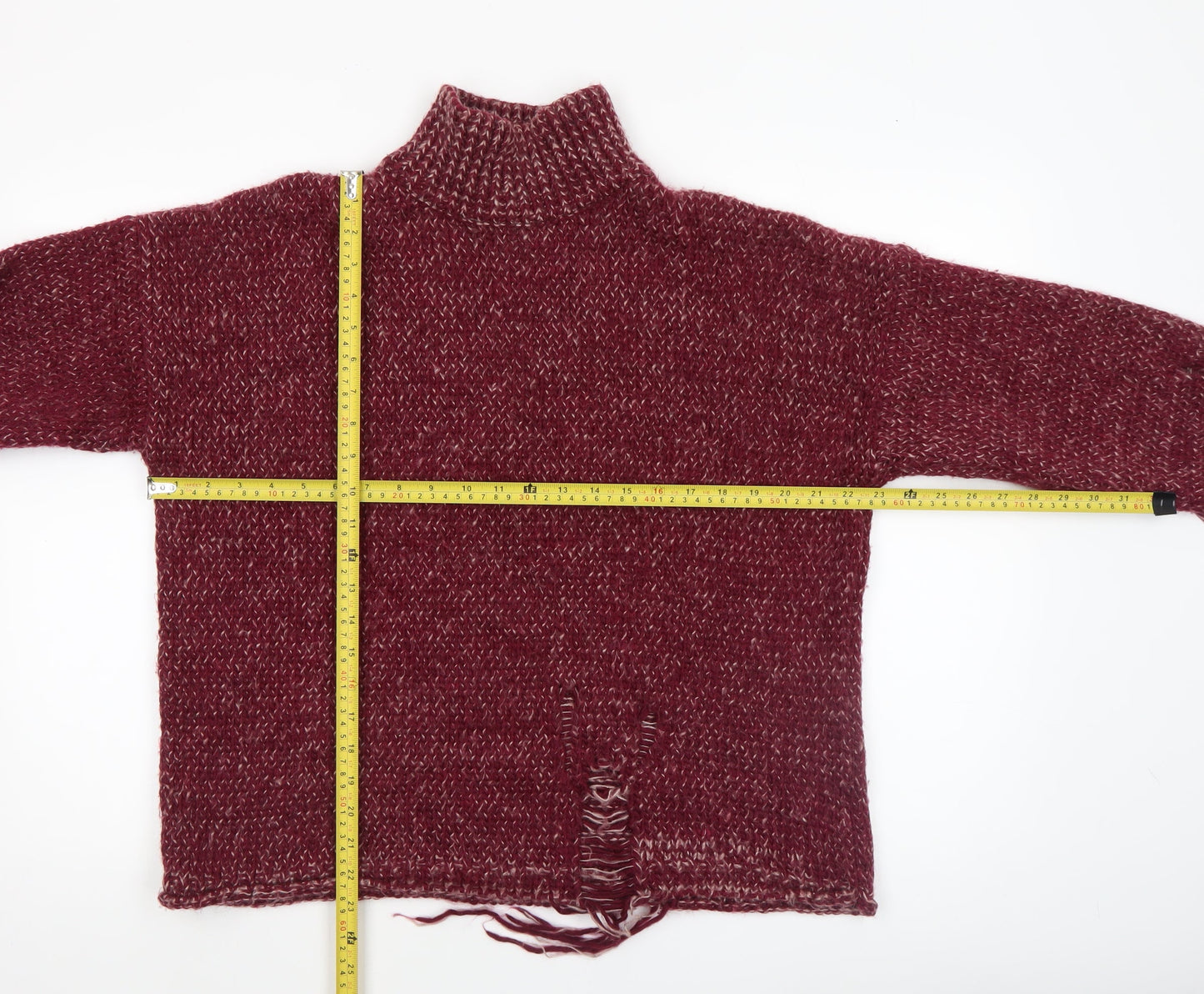 Womens UK Size S Urban Outfitters Red Pullover Jumper