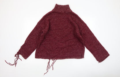 Womens UK Size S Urban Outfitters Red Pullover Jumper