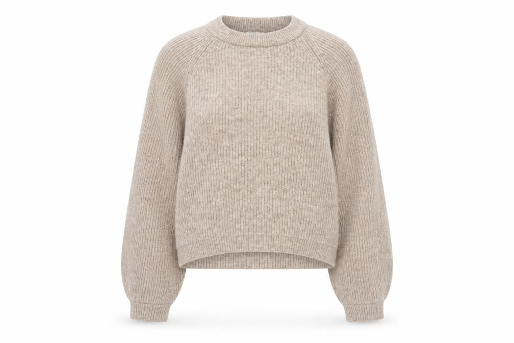 Womens UK Size M Topshop Beige Pullover Jumper