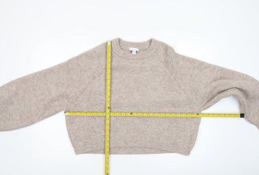 Womens UK Size M Topshop Beige Pullover Jumper
