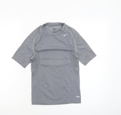 Womens UK Size M Nike Grey Gym & TrainingRunning & JoggingCrossFit T-Shirt